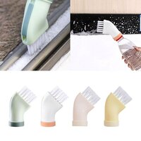 Groove Gap Cleaning Brush - Plastic, 23x13x8 Cm, Multicolor | Multi-purpose Tool For Detail Cleaning, Connects To Mineral Water Bottles