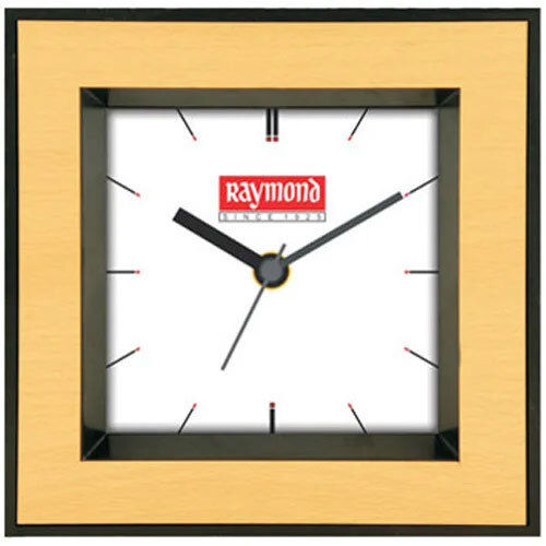 Wooden Wall Clock - Shape: Square