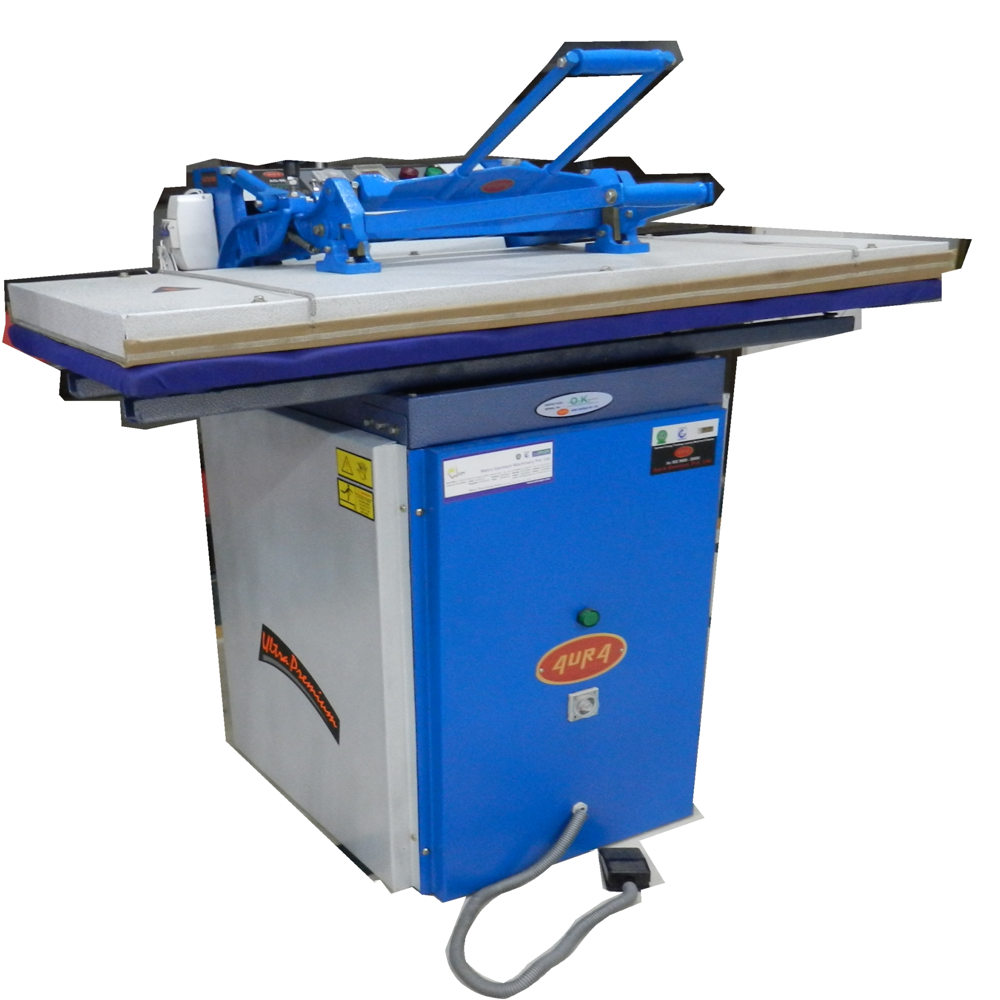 Flatbed Fusing Machine - Color: Blue
