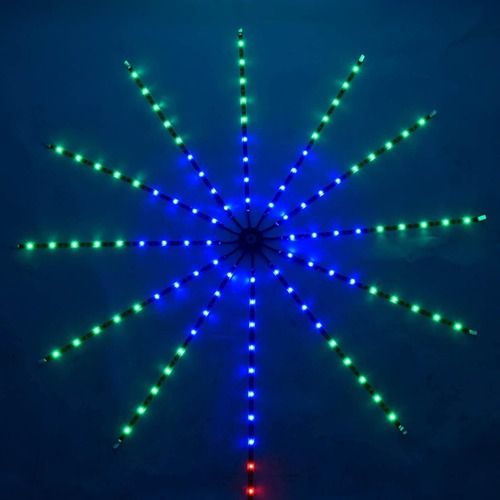 Mitsico Firework LED Strip Lights Dream Color RGB Changing Music Sound Sync Bluetooth Firework Light with Remote Control DC USB LED,Plastic