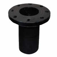Di Flange Spigot - Ductile Cast Iron, 4-inch Outer Diameter , Sleek Black Powder Coating, High Durability And Corrosion Resistance