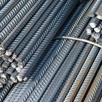 12mm Iron Tmt Bar - 6 Meters, Silver Polished Finish, Grade Fe 500, Round Shape, Durable For Heavy Loads