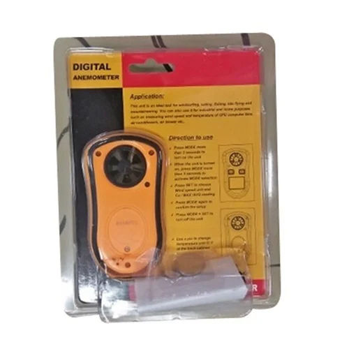 Yellow Digital Anemometer - Application: Industrial