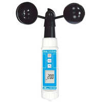 Pocket Type Cup Anemometer - Color: Black