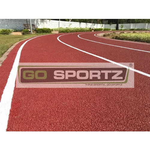 Jogging Track Flooring - Color: Maroon