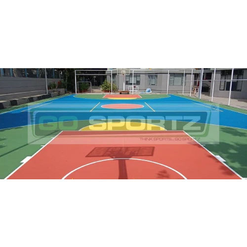 Synthetic Basketball Court