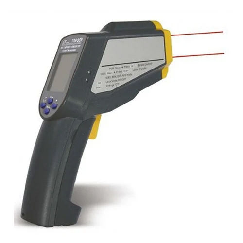 Tm-969 Dual Laser Targeting Type K Thermometer - Color: Black