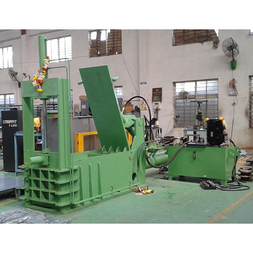 H80 Scrap Baling Press Machine - Color: Green