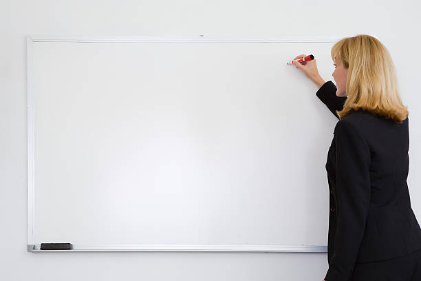 Non-Magnetic Whiteboard - Color: White