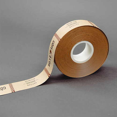 145um Brown Kraft Paper Hot Melt Banding Tape With Pe Coated