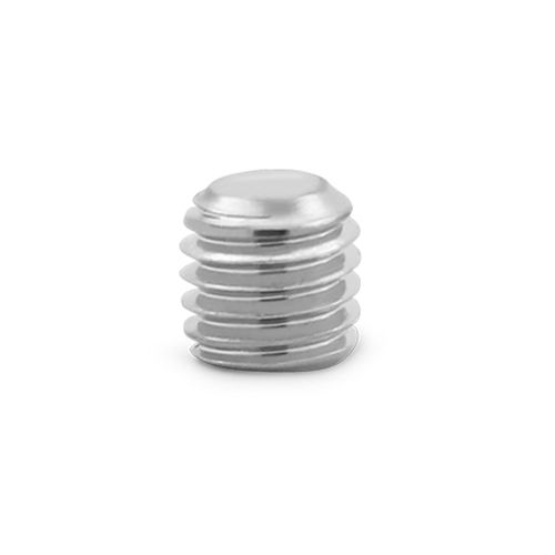 Din 916 Cup Point Grub Screws - Finish: Galvanized