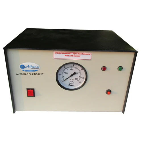 Digital Bomb Calorimeter - Auto Gas Filing Unit - Color: Silver