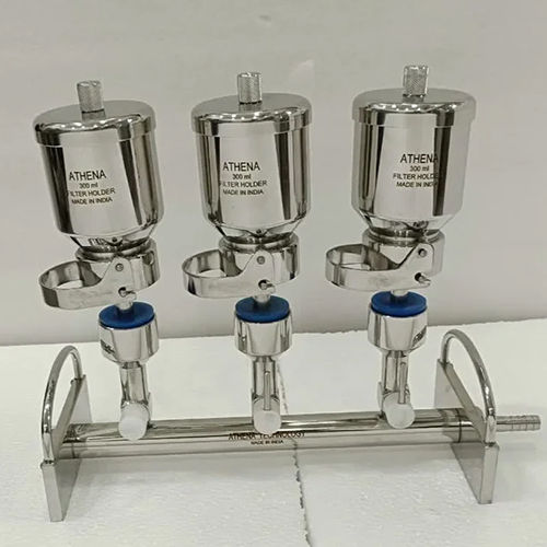 3-Branch Stainless Steel Sterility Test Apparatus - Color: Silver