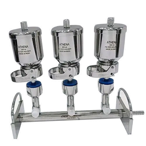 3-Branch Stainless Steel Sterility Test Apparatus - Color: Silver