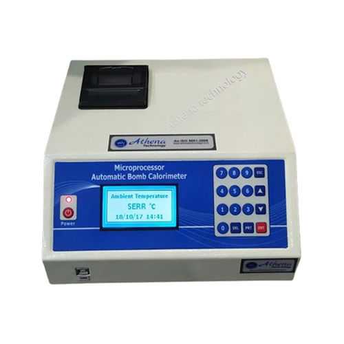 Bomb Calorimeter With Automatic Calculation - Color: Silver