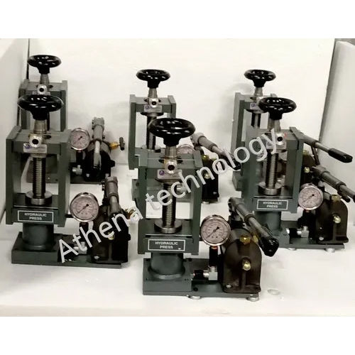 15 Ton Manual Hydraulic Laboratory Presses - Color: Grey