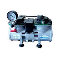 Oil Free Vacuum Pump - Mild Steel, Different Sizes, Silver Color | High Efficiency, Electric Power Operation, Environmentally Friendly