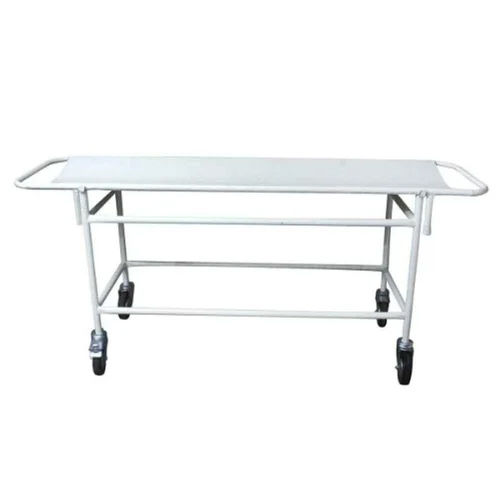 Patient Stretcher Trolley - Color: Silver