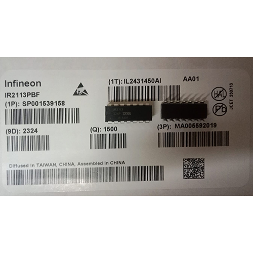 Infineon Ir2113Pbf Mosfet Transistor - Color: Black