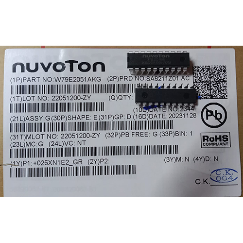 Nuvoton W79E2051AKG Microchip Microcontroller