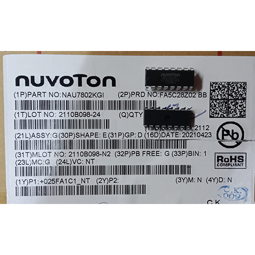 Nuvoton NAU7802KGI Microchip Microcontroller