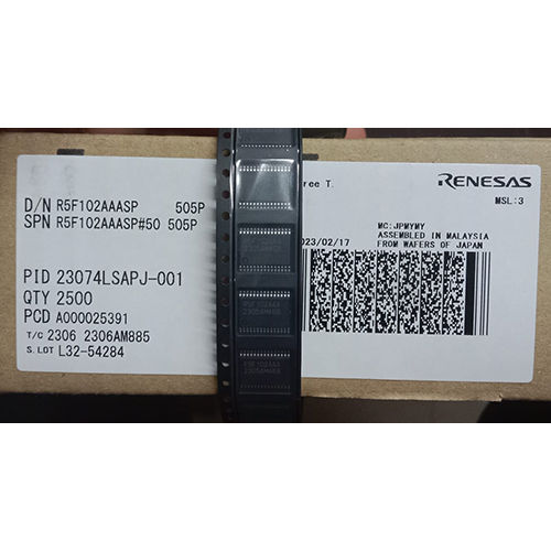 Renesas R5f102aaasp Ic - Color: Black