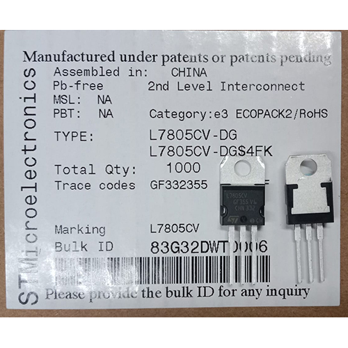 STM L7805CV-DG Integrated Circuit