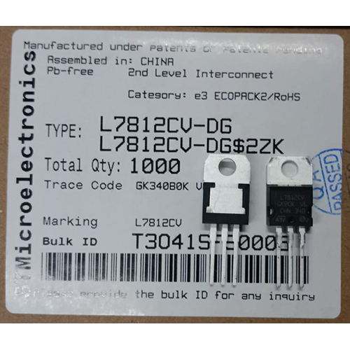 STM L7812CV-DG Integrated Circuit