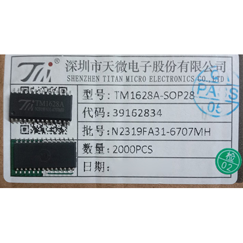 Titan Micro TM1628A Integrated Circuit