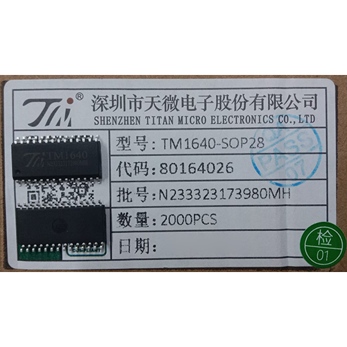 Titan Micro TM1640 Integrated Circuit