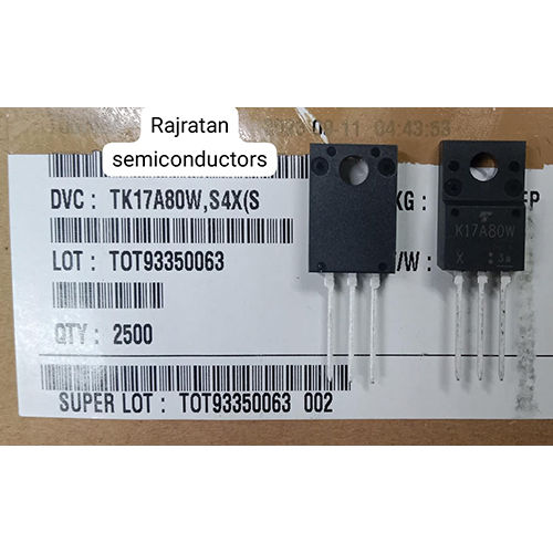 Toshiba Tk17A80W Mosfet Transistor - Color: Black