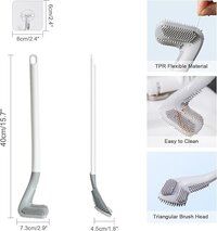 Golf L shape toilet brush