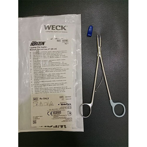 Teleflex Weck Horizon Ligation Clip Applier Medium Curved Jaw 20Cm - Material: Stainless Steel