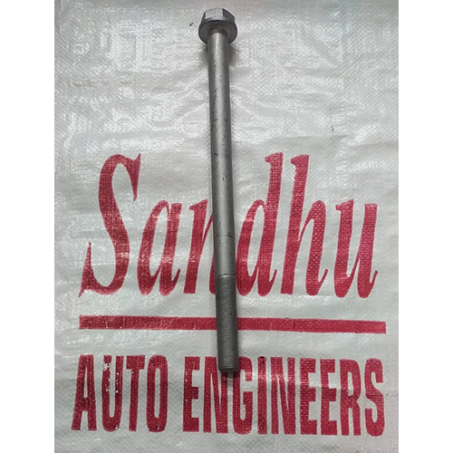 Flange Bolt - Stainless Steel, Standard Size | Silver Polished Finish for Industrial Usage