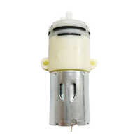 12v Micro Water Pump - Metallic Build, Compact Design, Silver And White Finish | High Standard Electric Power For Industrial And Water Applications