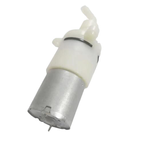 Self Priming Micro Water Pump For Soap Dispenser - Color: Silver And White