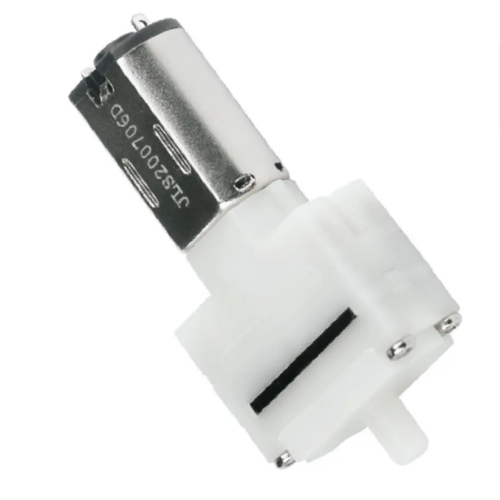 Mini 3V Dc Portable Air Pump - Color: Silver And White