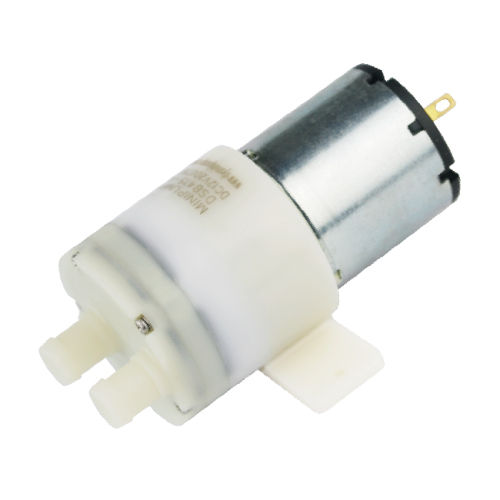 12V Dc Mini Pump - Color: Silver And White