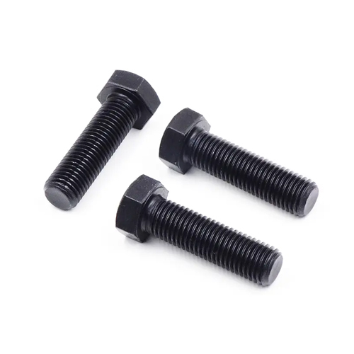 Din933 Hexagon Full Thread Head Bolts - Color: Black