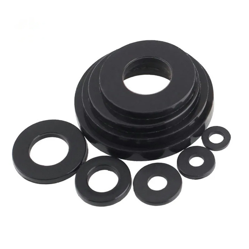 Din125 Black High Strength Flat Washer For Hexagon Bolts And Nuts - Material: Carbon Steel