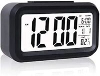 Digital Alarm Clock - Color: Black