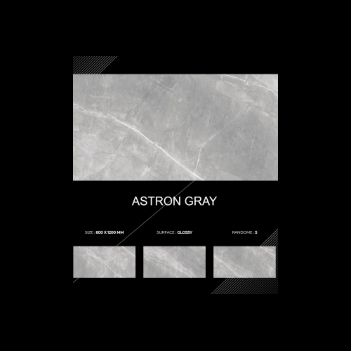 Ceramic Tile  Astron Gray 600X1200Mm - Feature: Acid-Resistant