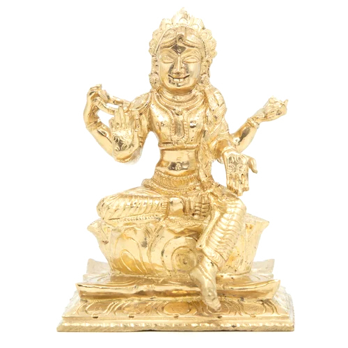 4.5 Inch Bronze God Lotus Balambigai Statue