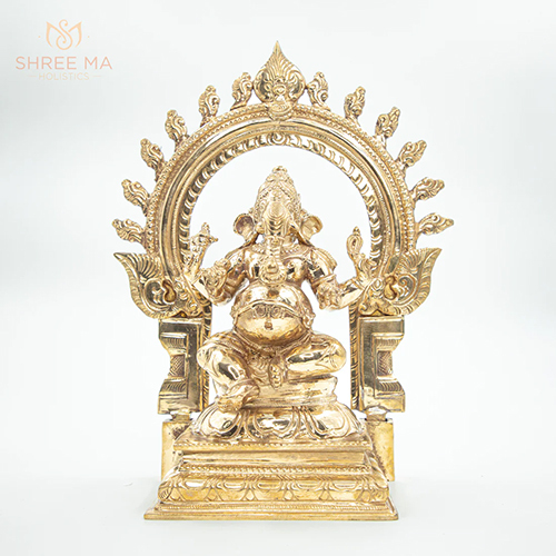 10inch Ganesha Handmade Madhuchista Vidhana