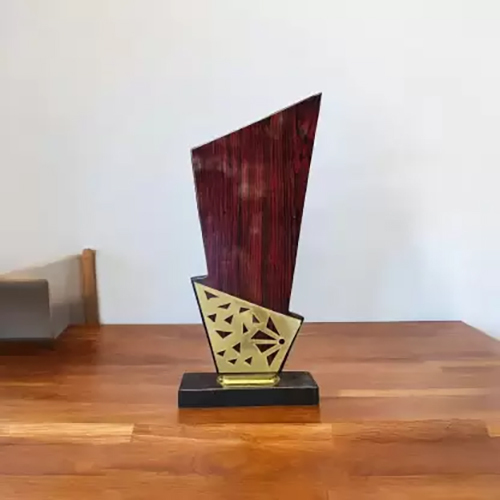 10_15 Inch Customized Wooden Guest Award - Color: Brown