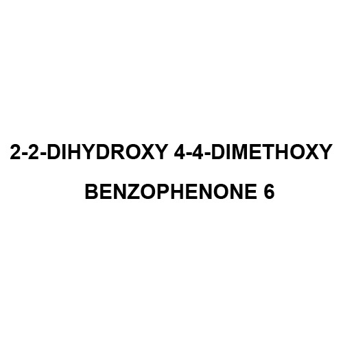 2-2-Dihydroxy 4-4-Dimethoxy Benzophenone 6 - Application: Pharmaceutical Industry