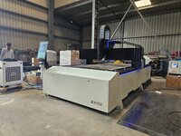 CNC fiber laser metal cutting machine