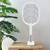 Electric Fly Swatter - Heavy-duty Handheld Design | High Voltage Electric Grid, Comfortable Grip & Odorless Insect Zapping For Indoor & Outdoor Use
