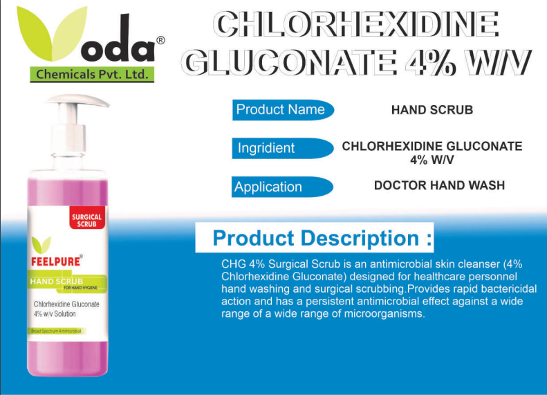CHG 4% Surgical Scrub Chlorhexidine Gluconate 4% Solution 500ml