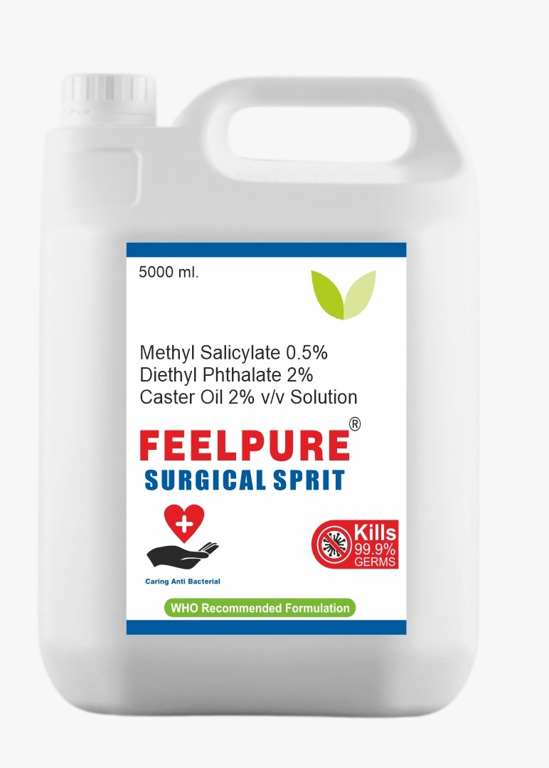 Surgical Spirit METHYL SALICYLATE 0.5%  DIETHYL PHTHALATE 2% CASTER OIL 2% SOLUTION 500ml